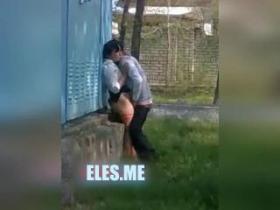 Узбек тайком снял секс на телефон ебущуюся на улице молодую парочку